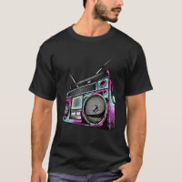 retro 80s Boom Box Stereo