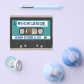 Retro 80s Cassette mixtape gepersonaliseerd Flyer (Enkel)