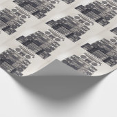 Retro 80s Cassette Recorders Patroon. Cadeaupapier (Hoek)