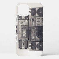 Retro 80s Cassette Recorders Patroon.