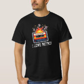 Retro 80s Cassette Tape T-Shirt – I Love Retro (Devant)