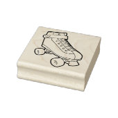 Retro 80s Cute Cartoon Roller Schaats Rubberstempel (Stempel)