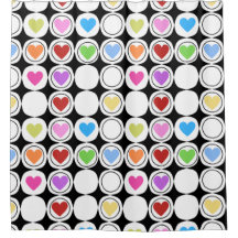 Retro 80s gewaagde geometrische harten