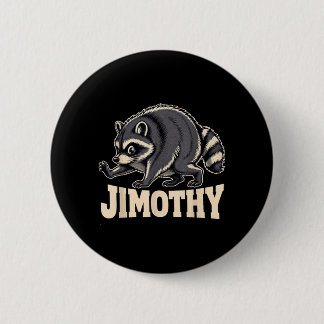 Retro 80s Jimothy Wasbeerontwerp Ronde Button 5,7 Cm