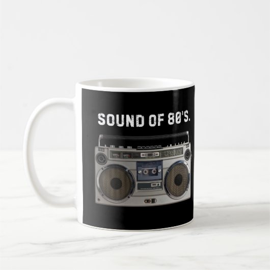 Retro 80s Music Mug (Gauche)