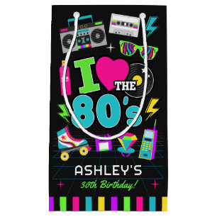 Retro 80s Neon Cassette Verjaardag Klein Cadeauzakje