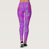 Retro 80s partij leggings (Achterkant)