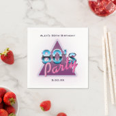 Retro 80's Party servetten (Insitu)
