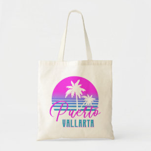 Retro 80's Puerto Vallarta Tote Bag