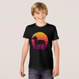 Retro 80's Style Teckel Tri-Blend Shirt