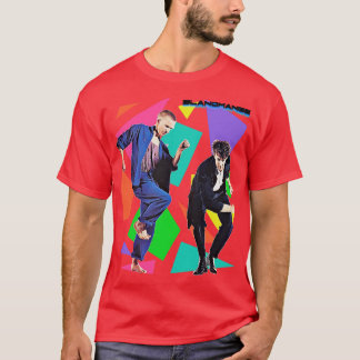 Retro 80s Synth Blancmange Tribute T-shirt