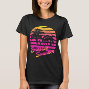 Retro 80s Vaporwave Tropische Endless Summer T-shirt