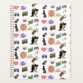 Retro 80's Vibes geheugen Planner (Voorkant)