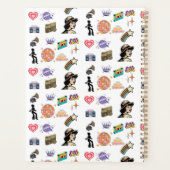 Retro 80's Vibes geheugen Planner (Achterkant)