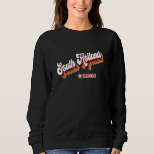 Retro 80s Zuid-Holland Illinois Il Trui
