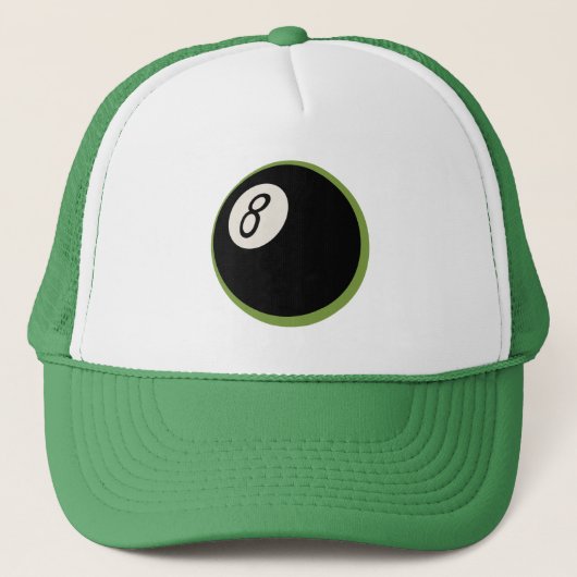 Retro 8-Ball Trucker Pet (Voorkant)