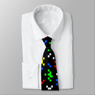 Retro 8-bits videographicspatroon stropdas
