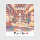 Retro 90s Anime Japan Treinstation Sticker (Vel)