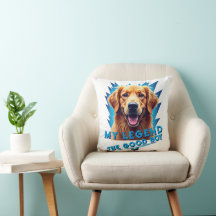 Retro 90s Golden Retriever Mascotte Hulpstukken op