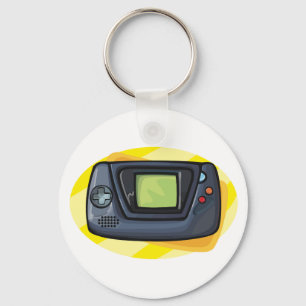 Retro 90s Handheld Gameconsole Gamer Sleutelhanger