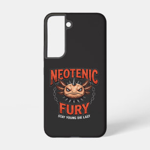 Retro 90s Heavy Metal Axolotl Band Tour Parodie Samsung Galaxy Hoesje