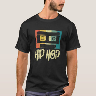 Retro 90s Hip Hop Music Cassette  Cassette T-shirt