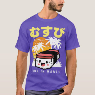 Retro 90s Japans Hawaïaans Spam Musubi 90s Kawaii T-shirt