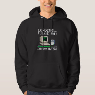 Retro 90s Laadscherm Pixel Art Hoodie