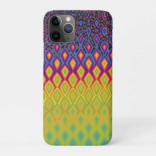Retro 90s levendig Neon Colour Abstract Pattern Case-Mate iPhone Case (Achterkant)