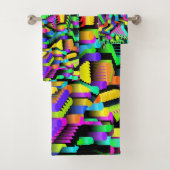 RETRO 90S PATROON ACCENT BAD HANDDOEK (Insitu)