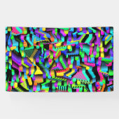 RETRO 90S PATROON ACCENT SPANDOEK (Horizontaal)