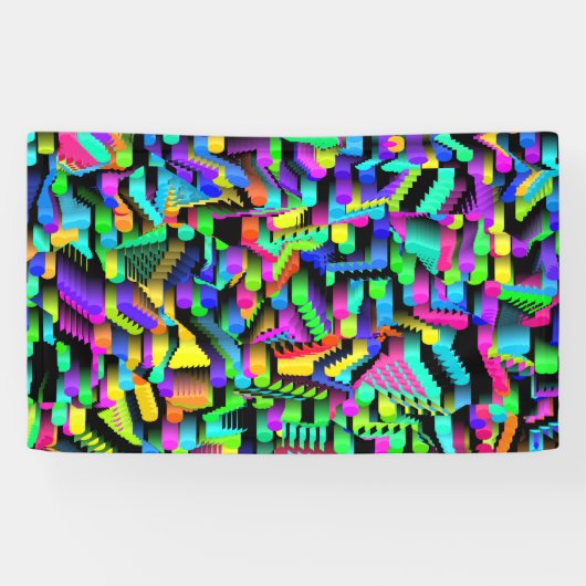 RETRO 90S PATROON ACCENT SPANDOEK (Horizontaal)