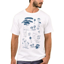 Retro 90's Tattoo Paddenstoel Design T-Shirt
