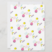 Retro 90s Verjaardag Nostalgie Memphis Patroon Kaart (Achterkant)