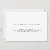 Rétro à ma femme d'honneur sur ma carte de jour de (Dos)