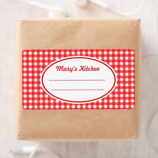 Retro Aangepaste Keukenlabels Etiket (Insitu)