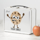 Retro aangepaste naam lunchbox - Inspirerend quote (In situ)