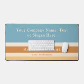 Retro aangepaste naam tekst slogan Kantoor of pers Bureaumat (Keyboard & Muis)