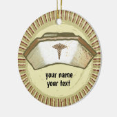 Retro aangepaste Nurse Pet ornament (Links)