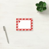 Retro Aardbei Fruitpatroon Notities Post-it® Notes (Kantoor)