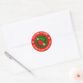Retro Aardbei Stickers & Decals (Envelop)