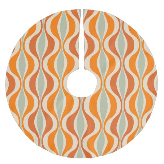 Retro Abstract: 50s-60s Naadloze Stijl Kerstboom Rok (Voorkant)