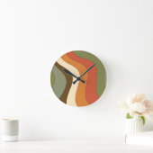 Retro abstract 70s 60s 80s 50s ronde klok (Huis)