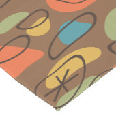 Retro Abstract Art Rocks Veelkleurige Donker Korte Tafelloper (Hoek)