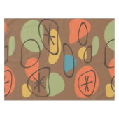 Retro Abstract Art Rocks Veelkleurige Donker Tafelkleed (Voorkant (Horizontaal))