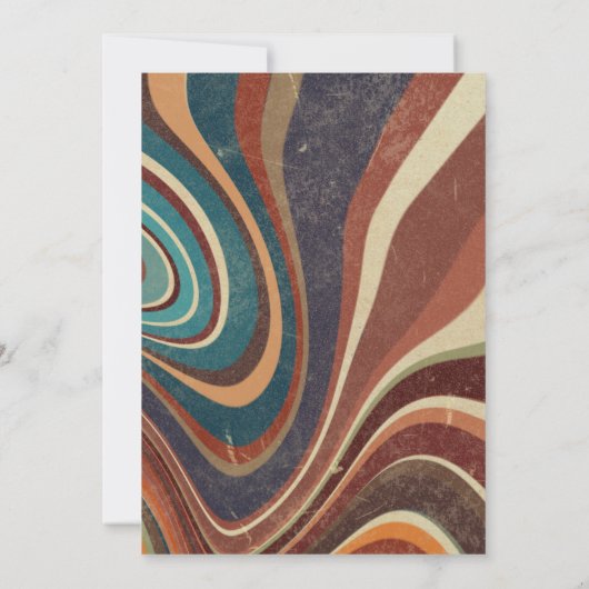 Retro abstract kaart (Achterkant)