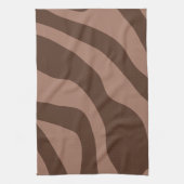 Retro Abstract Mocha Mousse 03 Theedoek (Verticaal)