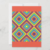Retro Abstract Pattern Kaart (Voorkant)
