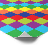 Retro Abstract Pattern Poster (Hoek)