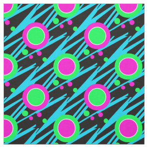 Retro Abstract poka Dot Pattern Stof